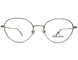 Brooks Brothers Eyeglasses Frames BB1002 1559 Silver Round Full Rim 53-19-140 - $74.58