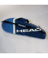 Head Professional Tennis Racket Cover/Bag Shoulder Strap Blue And White - $545.60 MXN