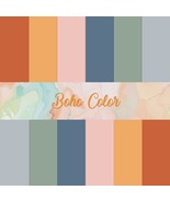 AnyDesign 60 Sheet 8.5 x 11 Inch Boho Thick Paper Card Stock Colorful Bl... - $703.83 MXN