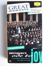 Leonard Bernstein: Beethoven&#39;s Great Moments V. 2 - &quot;Ode to Joy&quot; (VHS, 1993) - £15.54 GBP