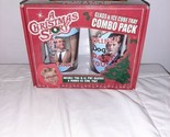 A Christmas Story Collector 2 Pint Glasses &amp; Leg Lamp Ice Cube Tray Comb... - £15.97 GBP
