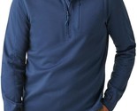Bass Outdoor Men&#39;s Blaze 1/2-Zip Pullover Sweatshirt in Dress Blue-Medium - $19.99