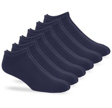 Jefferies Socks Mens Low Cut Seamless Cushion Navy Low Cut Ankle Socks 6... - $15.99