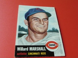 1953 Topps Willard Marshall # 95 Reds Near Mint Or Better !! - $189.99