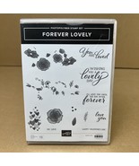 Stampin Up Forever Lovely Valentine&#39;s Day 13 Clear Cling Mount Stamps - $37.99