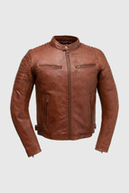 Whet Blu Zack Men&#39;s Fashion Lambskin Leather Jacket - £248.39 GBP