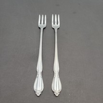 Oneida Community CHATELAINE Stainless Cocktail Forks Lot Of 2 - £9.56 GBP