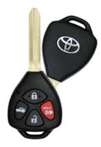 4-Button Remote Head Key Fits 2010-2011 Toyota Camry /PN: 89070-06650 / ... - $18.69