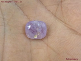 Sapphire / Pink sapphire - Ceylon - 5.941 ct - Certified / Unheated - Un... - $121.97