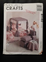 McCall&#39;s Crafts Pattern 8140 11.5&quot; Doll Furniture Bedroom Dining &amp; Livin... - £6.84 GBP