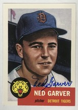 Ned Garver (d. 2017) Signed Autographed 1953 Topps Archives Baseball Car... - £11.73 GBP