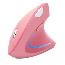 Ergonomic Vertical Wireless Mouse 6 Buttons 1600 Dpi Optical And Portable Office - £26.54 GBP