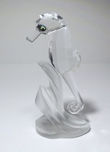 Darling Swarovski Crystal Seahorse On Frosted Base 3 1/4&quot; Sculpture - £36.22 GBP