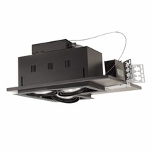 3 - Light Double Gimbal Linear Recessed Line Voltage Fixture. - £76.44 GBP