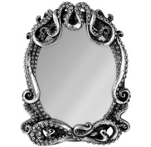 Alchemy Gothic NEW Kraken Lovecraft Tentacles Ornate Antiqued Silver Mirror V77 - £25.53 GBP