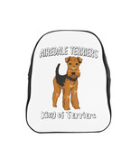 Airedale Terrier School Backpack - $818.69 MXN
