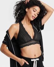 Auden Womens High Apex Unlined Racerback Bralette Black S 2KZ6Z1 Bra Und... - $7.84