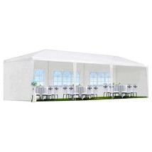 10x30 Outdoor Waterproof Gazebo Tent | 5 Sidewalls for Events - $131.99