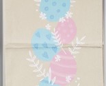 Fabric Printed Cotton Table Runner, 14&quot; x 72&quot;, BLUE &amp; PINK EASTER EGGS, PBS - £18.13 GBP