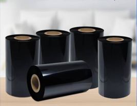 Thermal Transfer Ribbon Black Wax Ribbons 1&quot; Core Ink 40/50/60/70/80/90m... - £50.68 GBP