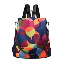 Fashion Women Ox Cloth School Bags Multifunction Travel Bagpa Teenager Girls Cas - £20.27 GBP