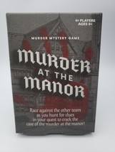Murder Manor Card Game Professor Puzzle Ages 8+ Players 4+ Free Shipping - $9.61