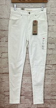Levi&#39;s 721 Womens Jeans High Rise Skinny White Denim Size 4 Long 27 x 32 - £38.53 GBP