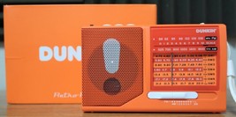 Dunkin&#39; Donuts Korea Orange World Receiver Retro Novelty Radio In Box Korean - £31.97 GBP