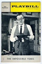 Playbill Impossible Years December 1965 Alan King Burt Convy  - £13.94 GBP