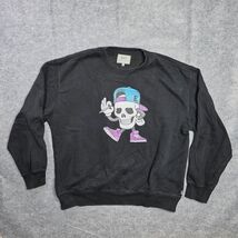 Ecko Unltd Sweatshirt Mens 3XL Black Crewneck Smoking Skull Streetwear P... - $47.02