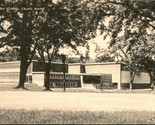 High School Building Calais ME Maine Photolux DB Postcard - £3.09 GBP