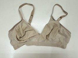 Barley There Womens Bra Size Large Tan Unpadded Wireless - $9.48