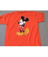 Mickey Mouse on a extra large (XL) Orange tee shirt - $30.08 CAD