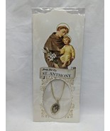 Pray For Us St. Anthony Chain Necklace - $10.69