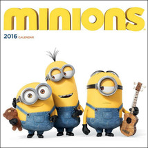 (Despicable Me) Minions Animated Art 12 Month 2016  Wall Calendar, NEW S... - €8,51 EUR