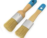 Chalk &amp; Wax Paint Brush Set For Furniture,Diy Painting And Waxing Tool,M... - £15.72 GBP