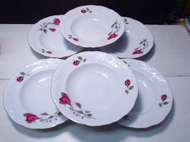 7 Vntg Royal Kent Collection Rose Soup / Salad Bowls ~ nice set ~ Poland... - $34.99