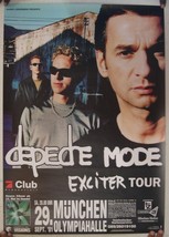 Depeche Mode Poster Exciter Tour Germany Munchen September 29 2001 - $89.99