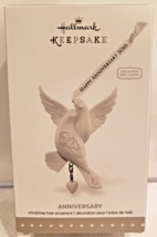 Hallmark Christmas Ornament w/ Year Charms - Doves - Anniversary Keepsake (2015) - £7.96 GBP