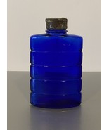 Vintage Bourjois Talc Cobalt Blue Bottle - $312.92 MXN
