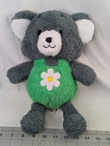 Applause Gray Koala Bear Plush Daisy Green Outfit 13 Inch Jazwares Stuffed - £11.80 GBP