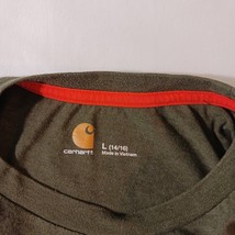 Carhartt Men's Work Wear Time To Earn That Buck Hunting Long Sleeve T-Shirt Sz L image 3