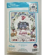Janlynn Counted Cross Stitch Kit ~ Love Makes My House A Home ~ 10&quot; x 11... - £8.01 GBP