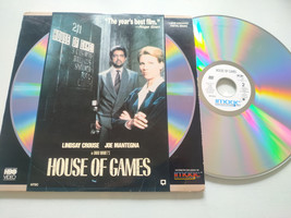House Of Games Lindsay Crouse Joe Mantegna Mamet - Laserdisc Ld Englisch... - $493.74 MXN