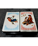 Vintage Norman Rockwell Playing Cards. 2 Decks. Hoyle - £12.46 GBP