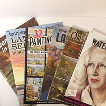 Vintage Walter T Foster Art Instruction Books How To Paint Sketch Draw Lot of 6 - £14.97 GBP