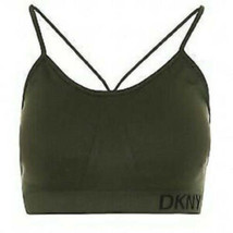 DKNY Womens Seamless Strappy Low Impact Sports Bra Color Lapis Blue Size S - £30.20 GBP