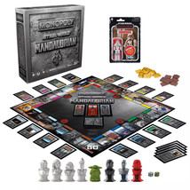 Star Wars Monopoly Board Game - The Mandalorian Theme with Retro Figure - £58.83 GBP