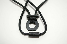Breakaway Fire Starter Necklace With Black Fish n&#39; Fire Mil-spec 550 Paracord - £6.99 GBP