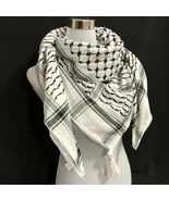 Scarf Kofiyeh Shemagh head dress Palestine Arab Scarf Kufiya Cotton كوفية - $34.90